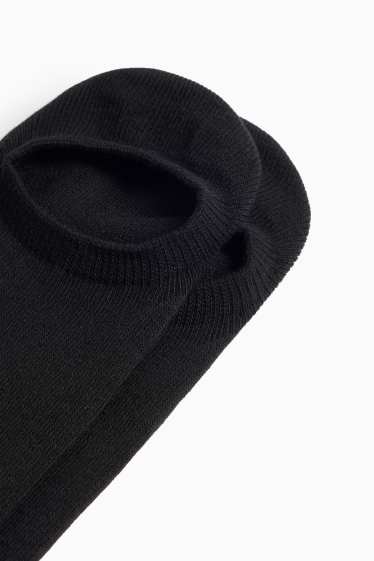 Dámské - Multipack 3 ks - neviditelné ponožky - černá