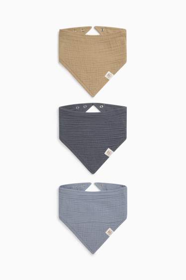 Unisexe - Bavoir bébé - marron clair