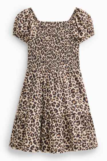 Children Girls - Dress - beige