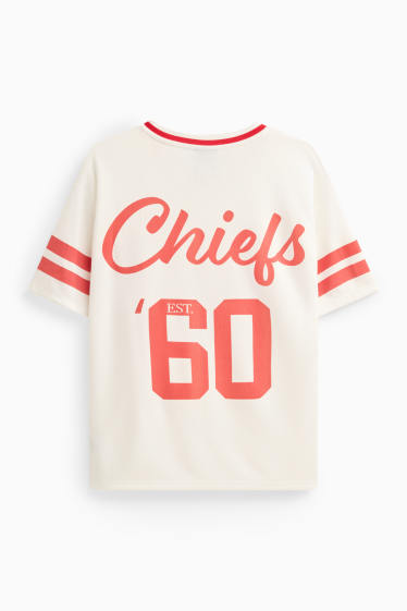 Nena - Dessuadora amb cremallera - blanc/vermell