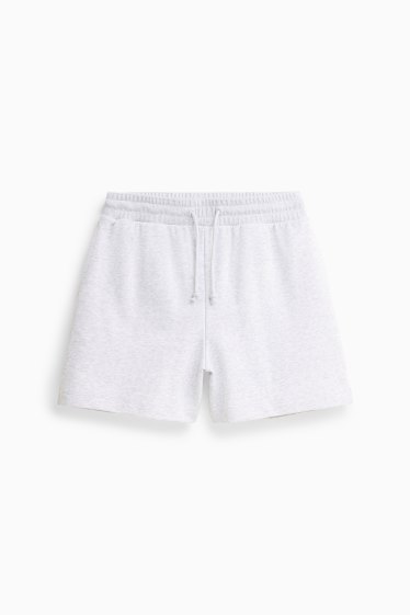 Damen - Sweatshorts - hellgrau