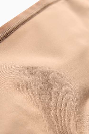 Dames - Set van 3 - string - licht beige