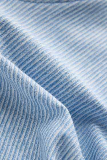 Herren - T-Shirt - Regular Fit - gestreift - blau