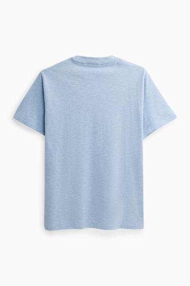 Herren - T-Shirt - Regular Fit - gestreift - blau
