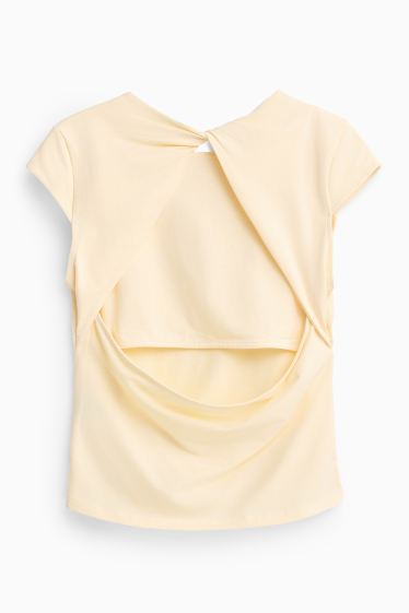 Damen - T-Shirt - Slim Fit - orange