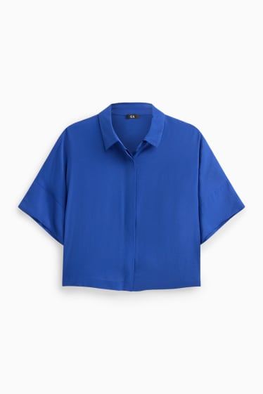 Women - Blouse - blue