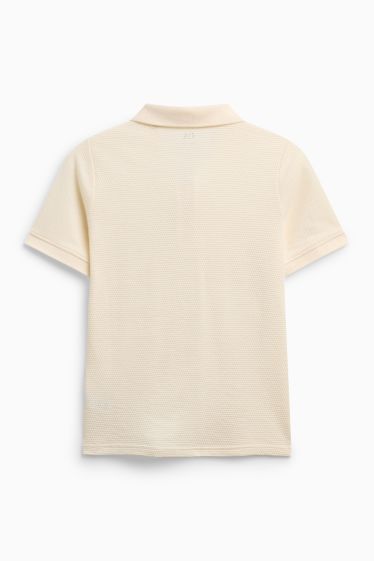 Děti - chlapci - Triko s dlouhým rukávem - krémové barvy