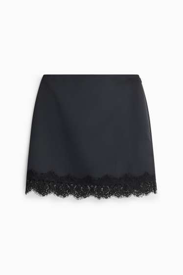 Damen - Minirock - schwarz