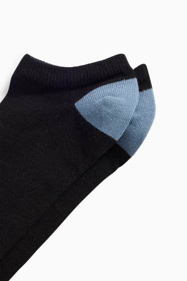 Hommes - Lot de 5 paires - socquettes de sport - noir