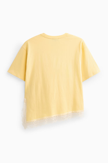 Damen - T-Shirt - Regular Fit - gelb