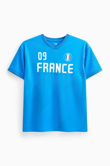 Children Boys - France - short sleeve T-shirt - blue