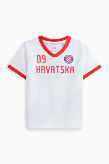 Enfants garçons - Croatie - T-shirt - blanc