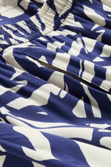 Women - Trousers - blue / white