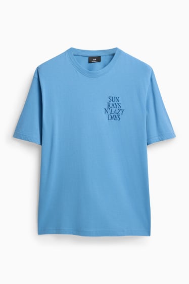 Uomo - T-shirt - azzurro