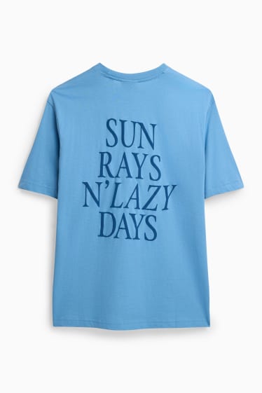 Uomo - T-shirt - azzurro