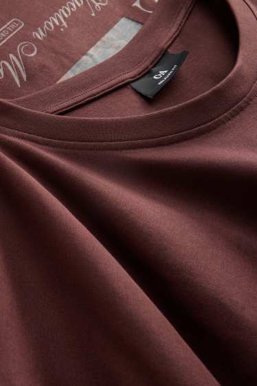 Unisex - T-shirt - relaxed fit - marrone