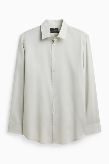 Herren - Businesshemd - Regular Fit - Kent - hellgrau