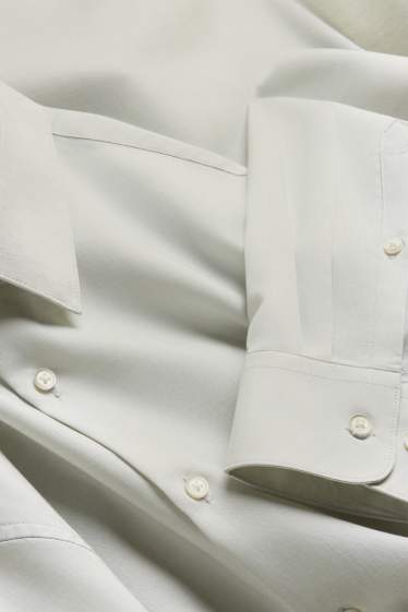 Herren - Businesshemd - Regular Fit - Kent - hellgrau