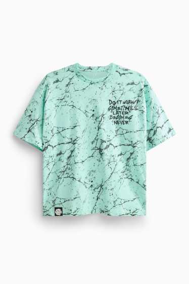 Kinderen: jongens - T-shirt - turquoise