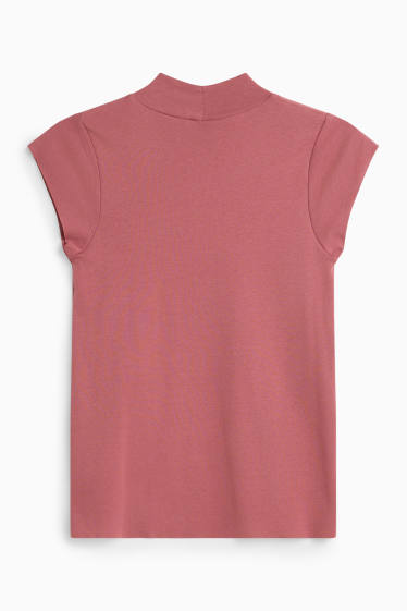 Femei - Tricou - slim fit - roșu deschis