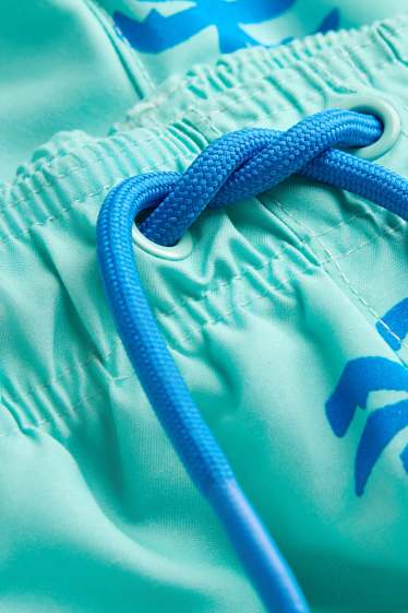 Kinderen: jongens - Zwemshorts - turquoise