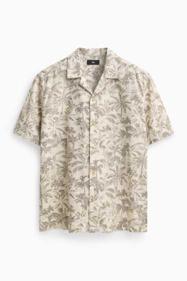 Hommes - Chemise - crème