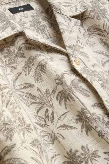 Hommes - Chemise - crème