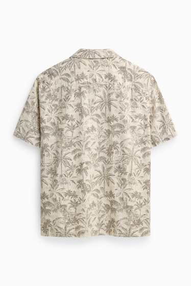 Hommes - Chemise - crème