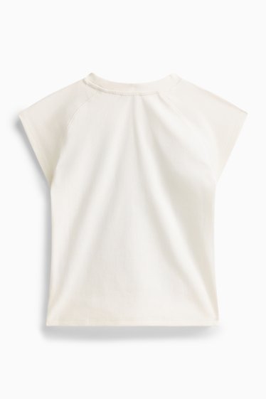 Dames - T-shirt - slim fit - wit