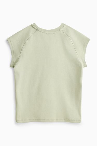 Damen - T-Shirt - Slim Fit - grün