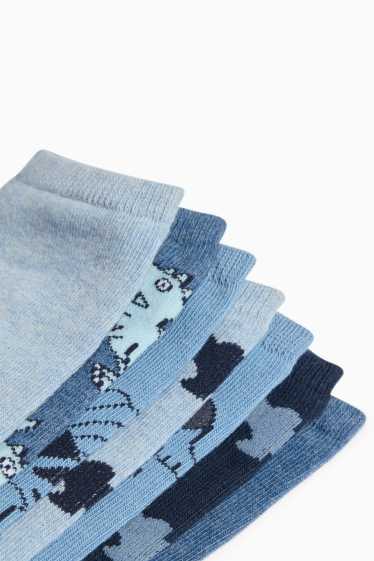 Dzieci chłopcy - Skarpetki - niebieski
