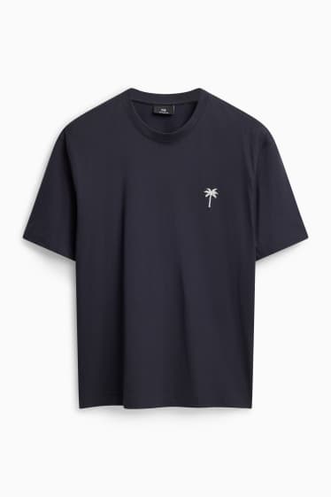 Herren - T-Shirt - Relaxed Fit - dunkelblau