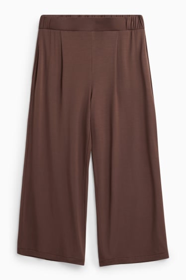 Dámské - Teplákové kalhoty - hnědá