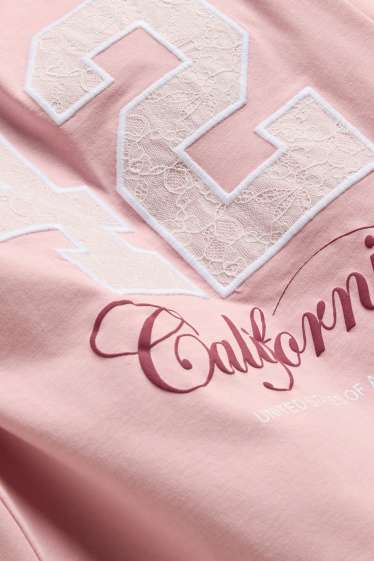 Kinderen: meisjes - T-shirt - roze