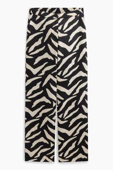 Dámské - Kalhoty - černá/bílá