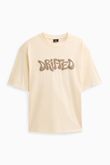 Herren - T-Shirt - Oversized - beige