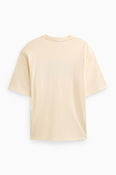 Herren - T-Shirt - Oversized - beige