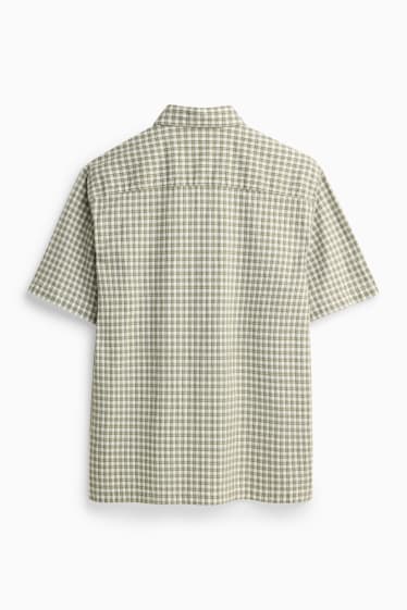 Herren - Hemd - Regular Fit - Kent - kariert - grün