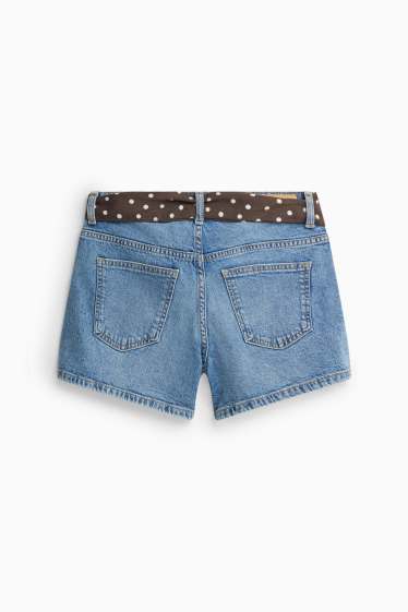 Enfants filles - Short en jean - jean bleu
