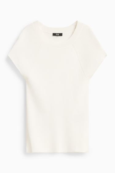 Femei - Pulover - alb