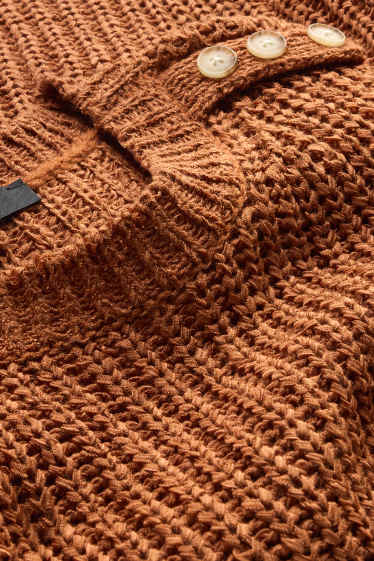 Damen - Pullunder - braun