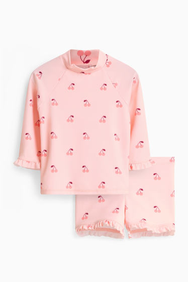 Niemowlęta dziewczynki - Strój kąpielowy - jasnoróżowy