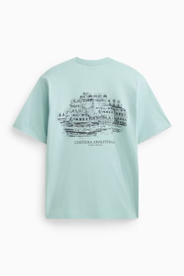 Home - Samarreta - blau clar