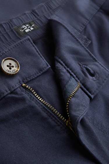 Hommes - Pantalon - bleu foncé