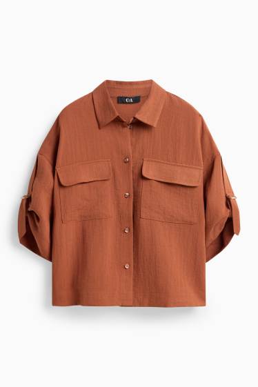 Femei - Bluză - maro