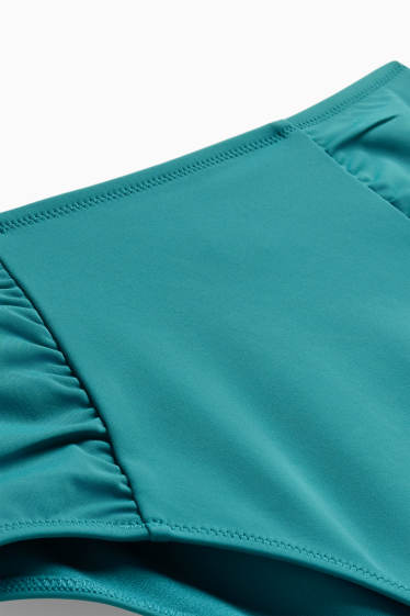 Damen - Bikini-Hose - High Waist - LYCRA® XTRA LIFE™ - grün