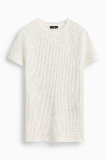 Femei - Tricou - crem