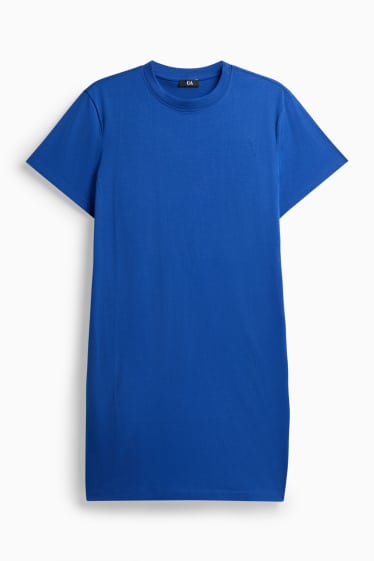 Femmes - Robe-T-shirt - straight fit - bleu