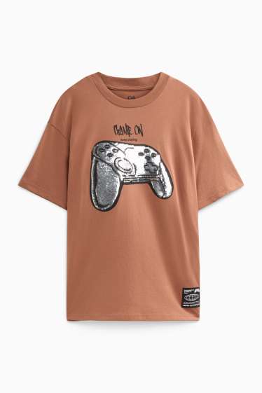 Children Boys - T-shirt - brown