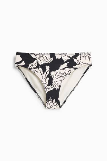 Dámské - Spodní díl bikin - černá/bílá
